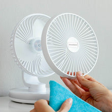 Namizni ventilator za polnjenje z LED lučjo FanLed InnovaGoods Ø6,6'' 4000 mAh - Shopper.si
