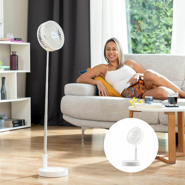 3 v 1 zložljiv ventilator za polnjenje Fandle InnovaGoods Ø7,7'' 7200 mAh - Shopper.si