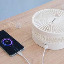 3 v 1 zložljiv ventilator za polnjenje Fandle InnovaGoods Ø7,7'' 7200 mAh - Shopper.si