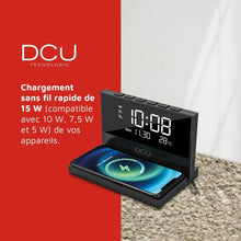 Ura-Budilka DCU 37300830 Črna - Shopper.si