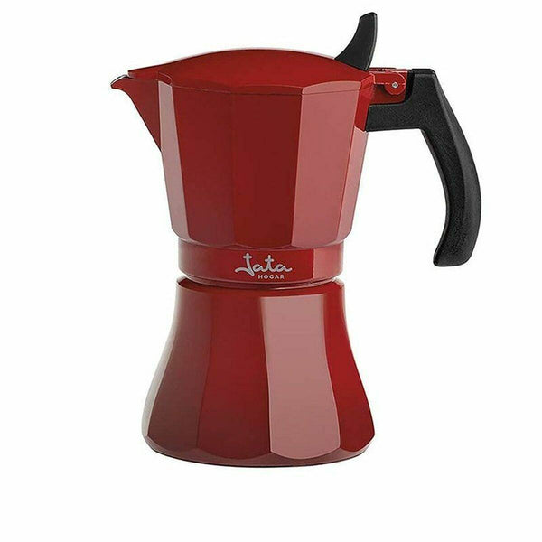 Italijanski Kuhalnik za Kavo JATA Cafetera de inducción roja vulcano Rdeča Aluminij 12 Cești (1 kosov) - Shopper.si