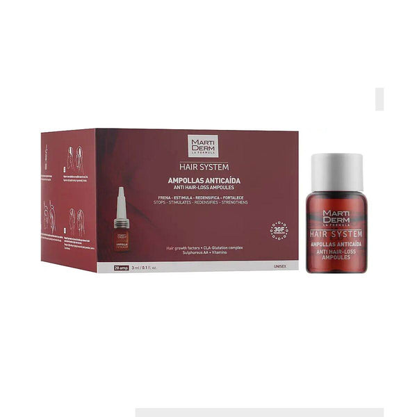 Ampule proti izpadanju las Martiderm HAIR SYSTEM 3 ml - Shopper.si