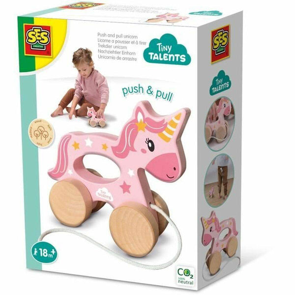 Spojena figura SES Creative Unicornio de madera 2 en 1 Samorog - Shopper.si