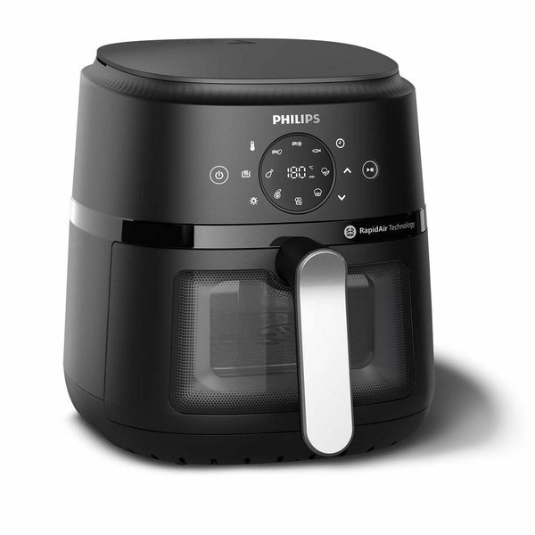 Cvrtnik na vroči zrak Philips NA221/00 1500 W 4,2 L Črna/Srebrna - Shopper.si