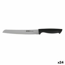 Nož za kruh Quttin Black Črna Srebrna 24 kosov 20 cm - Shopper.si