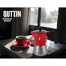 Italijanski Kuhalnik za Kavo Quttin Rdeča Aluminij 0,45 L (6 kosov) - Shopper.si