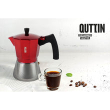 Italijanski Kuhalnik za Kavo Quttin Rdeča Aluminij 0,45 L (6 kosov) - Shopper.si