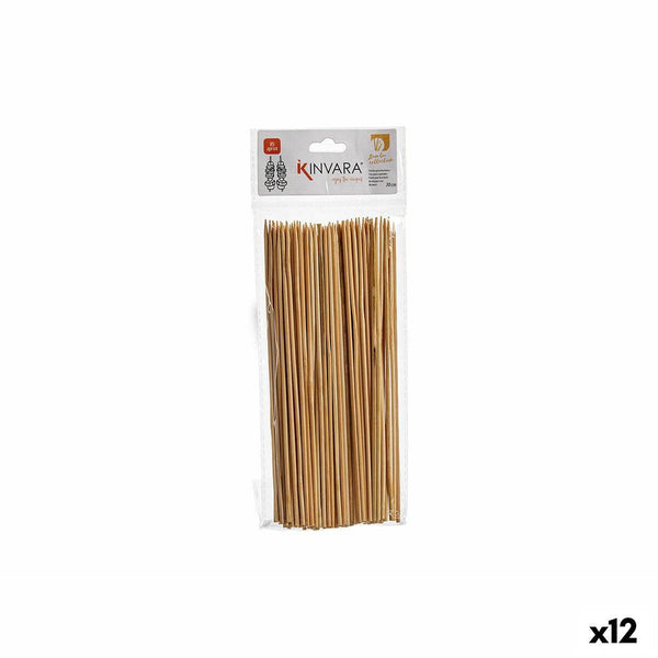 Zobotrebci iz Bambusa Kinvara Rjava Bambus 20 cm 85 Kosi (12 kosov) - Shopper.si