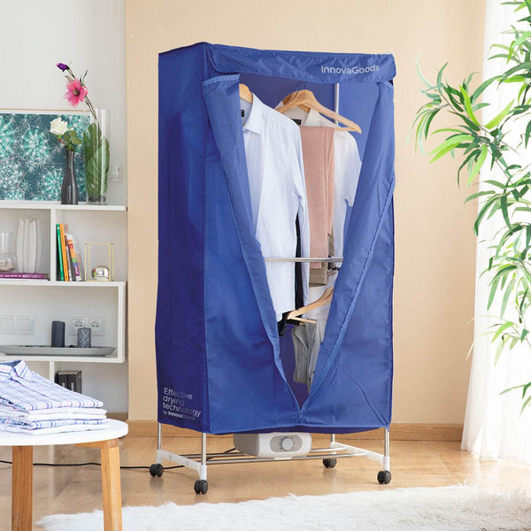 Prenosni električni sušilni stroj 2 višinski Dupledry Blue InnovaGoods 1200 W - Shopper.si