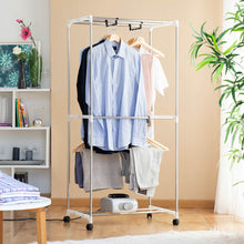 Prenosni električni sušilni stroj 2 višinski Dupledry Blue InnovaGoods 1200 W - Shopper.si